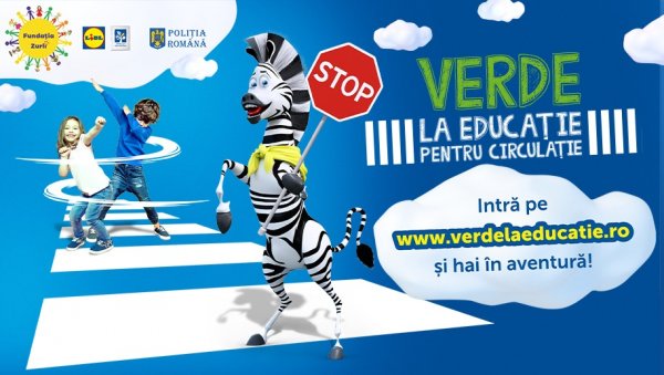 Fundația Zurli în colaborare cu Poliția Română și cu spijinul Lidl România, continuă campania națională de educație rutieră, „Verde la educație pentru circulație”